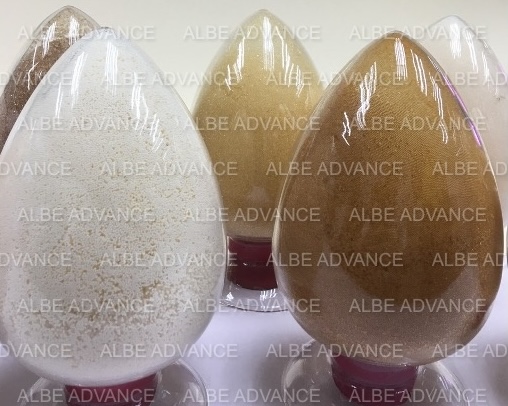 image shows ion exchange resin supplied by Albe Advance Malaysia
